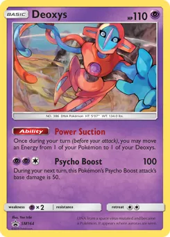 SM Black Star Promos Deoxys Pokémon card
